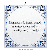 Troost Vertrouwen Sticker by Tegelspreuken.nl