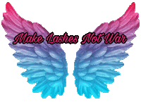 UnitedLashArmy fly flying wings lashes Sticker