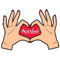 hairfree love girl glasses hat Sticker