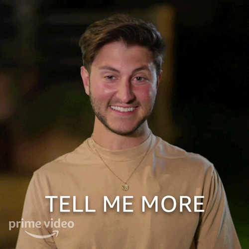 Tell Me More Amazon Studios GIF by Amazon Prime Video