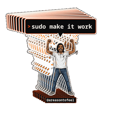Work Coding Sticker by TEAM AF