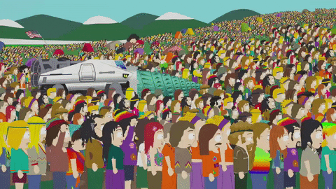 people crowd GIF by South Park 