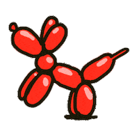 balloon animal STICKER by Studios Stickers