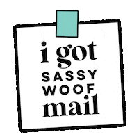 Mail Unboxing Sticker by Sassy Woof