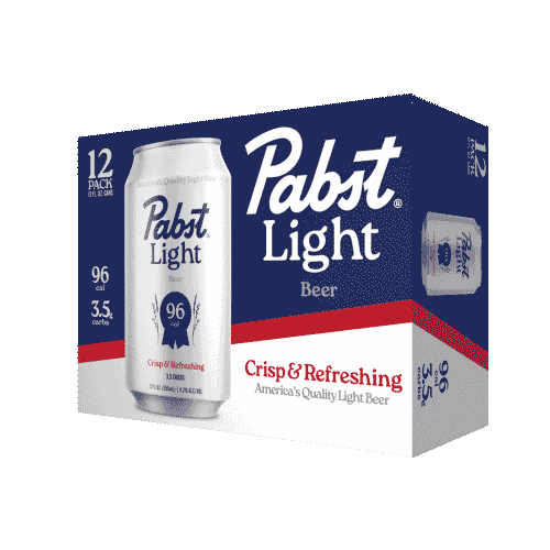 pabstlight beer pbr pabst blue ribbon new beer Sticker