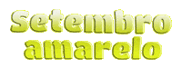 Setembro Amarelo Sticker