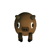 3D Boar Sticker