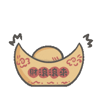 rabbitsoda newyear chinese new year otter rabbitsodashop Sticker
