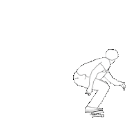 Skateboarding Sticker