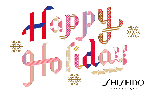 Happy Christmas Sticker by SHISEIDO