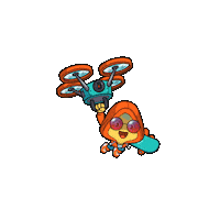 Toikido smile run skate skateboard Sticker