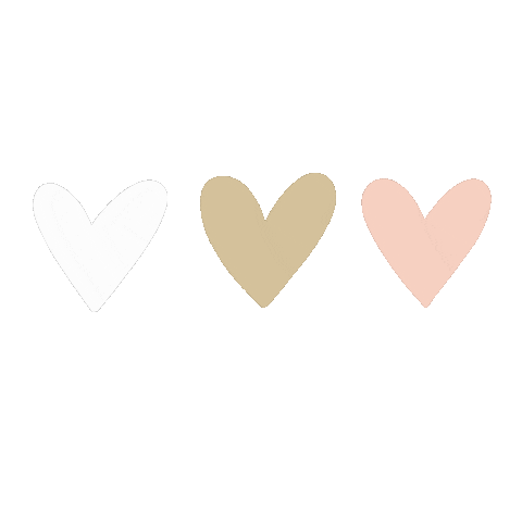 Three Hearts Heart Sticker