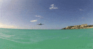 airplane landing GIF