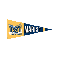 High School Football Marist Sticker by GPB Sports
