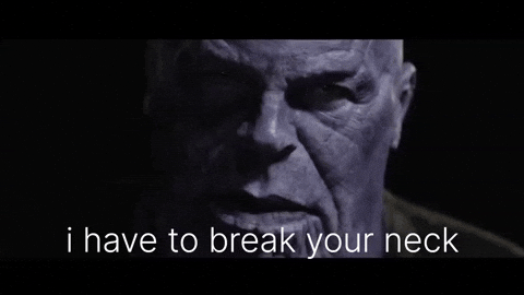 Threat Break Neck GIF