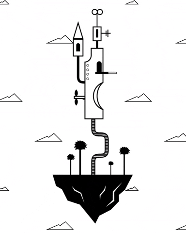 thepatco cartoon white black black and white GIF