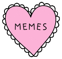 Heart Send Memes Sticker by doña batata