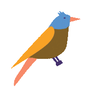 bird sun Sticker by Papanapa