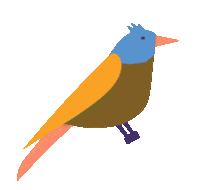 bird sun Sticker by Papanapa