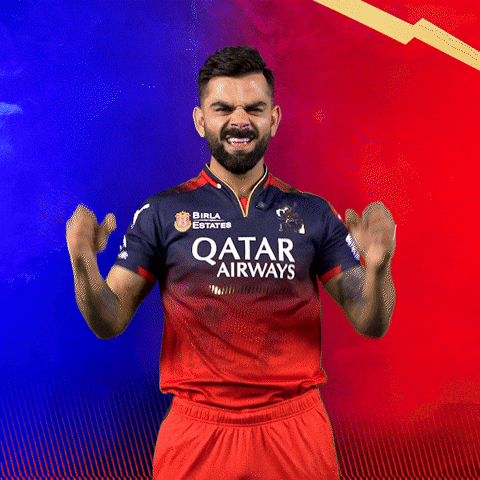 Happy Virat Kohli GIF by Royal Challengers Bengaluru