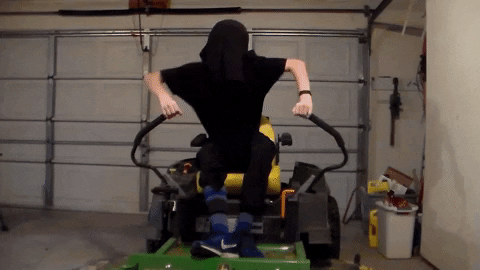 JackelusMoonfang giphygifmaker dancing hitman mower GIF