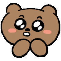 thisis_ting_ giphyupload happy excited bear Sticker