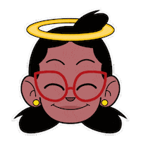 Happy Angel Sticker by Gashhuds
