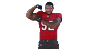 Bucs Will Gholston Sticker by Tampa Bay Buccaneers