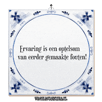 Troost Reflectie Sticker by Tegelspreuken.nl