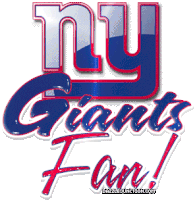 ny giants art Sticker