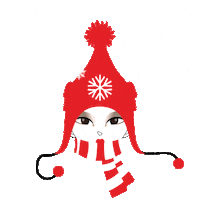 NUYOUSingapore happy fun christmas snow Sticker