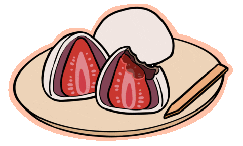 Nom Nom Eating Sticker by Ai and Aiko