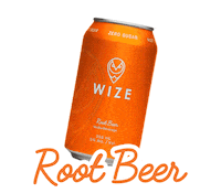 Root Beer Cheers Sticker by Wize Spirits