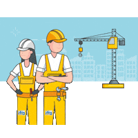 Merci Worker Sticker by ITO SRL