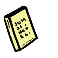 Hello_Chunk summer cake book memories Sticker