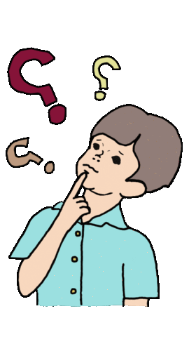Confused Thinking Sticker