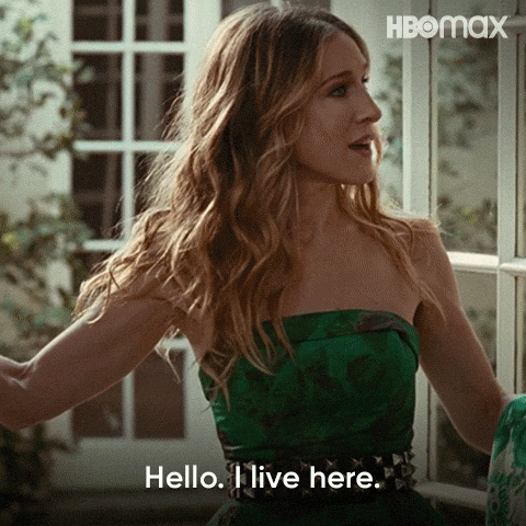 Carrie Bradshaw Home GIF by HBO Max