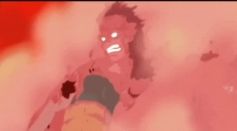 Might Guy 8 Gates GIF