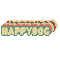 Happy Dog Sticker
