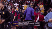 excited lebron james GIF by NBA