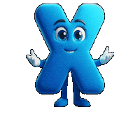X Azul Sticker by Bluex Oficial