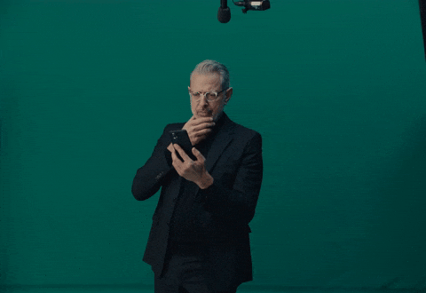 Jeff Goldblum Phone GIF by Apartments.com