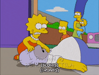 Choking Lisa Simpson GIF by The Simpsons