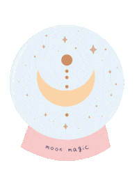 Moon Sticker by Sweet & Deco