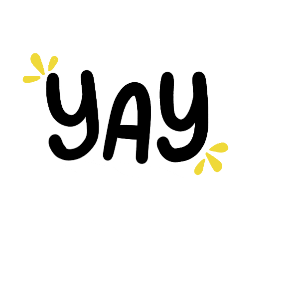 Happy Yas Sticker by Baby Tamara