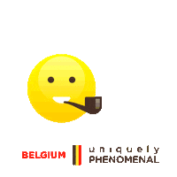 Smoke Belgium Sticker by Belphenomenal