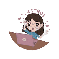 Astro Fangirl Sticker