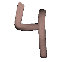 acendradaart 1 2 3 number Sticker