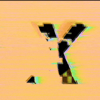 Glitch Alphabet GIF