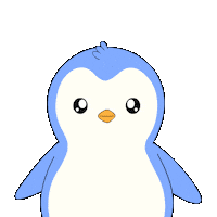 Leaving No Thank You Sticker by Pudgy Penguins